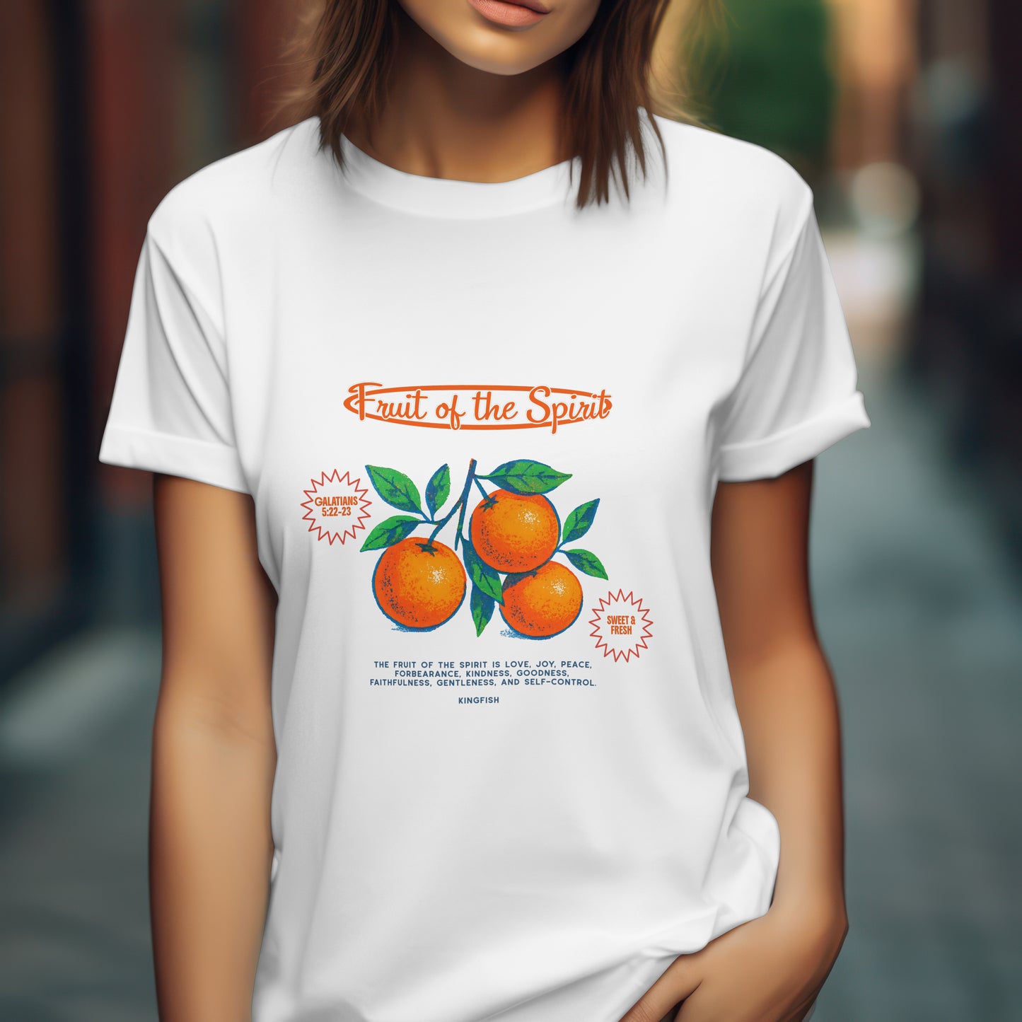 Christian Streetwear T-shirt - Fruit of the Spirit Design - Unisex