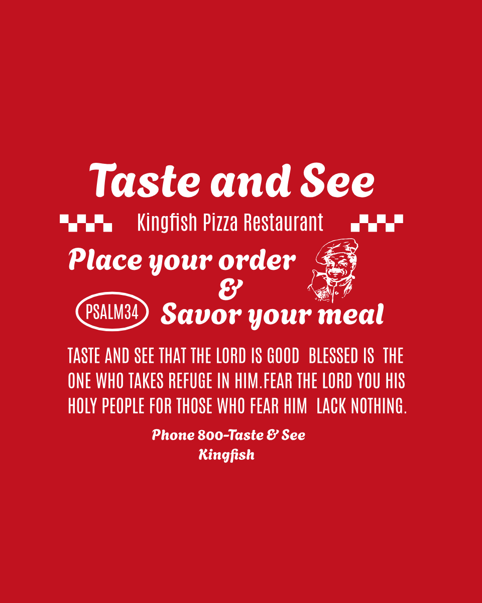 Christian Streetwear  - Taste & See Unisex-Dyed T-Shirt