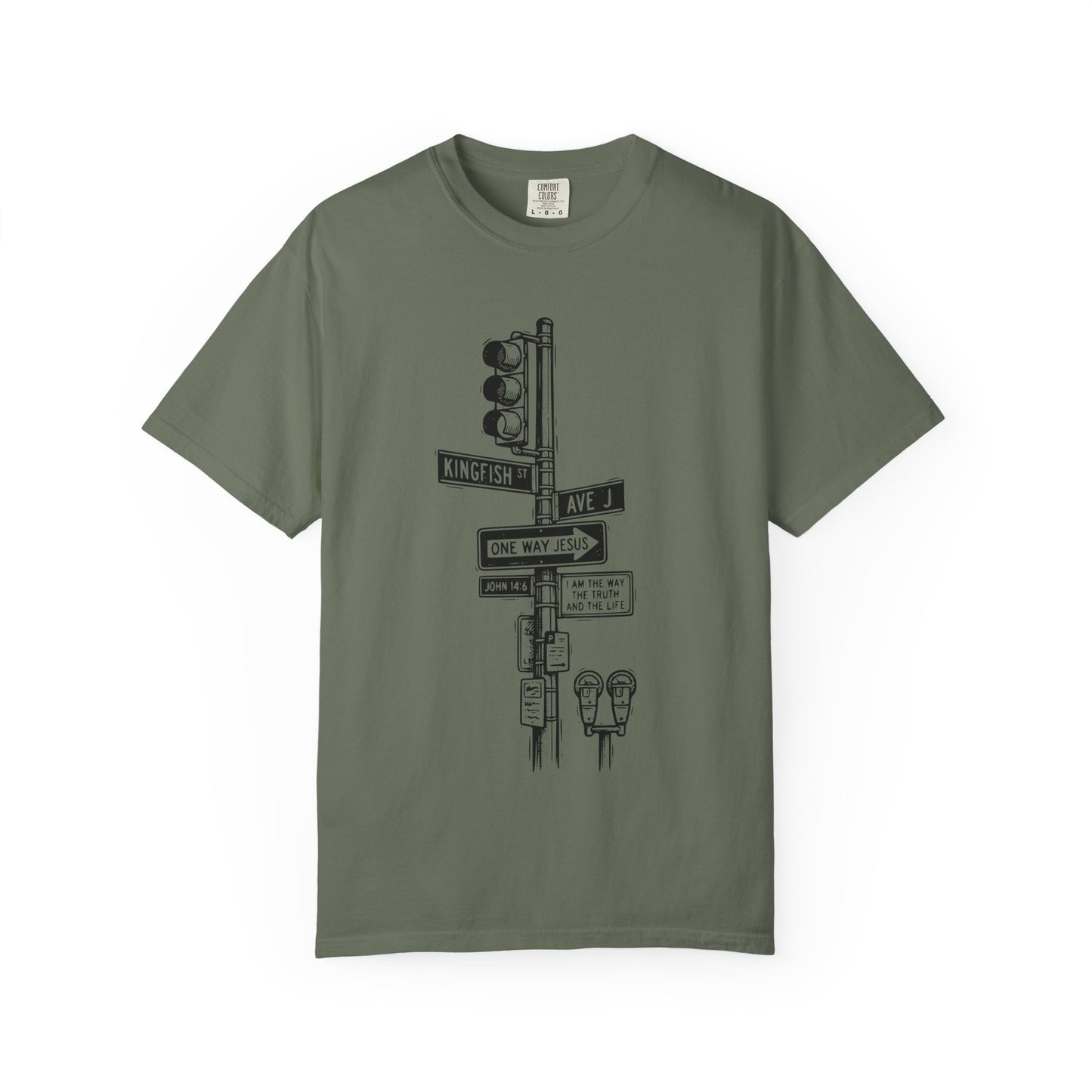 Kingfish Traffic Light Design Unisex - Jesus is the way!