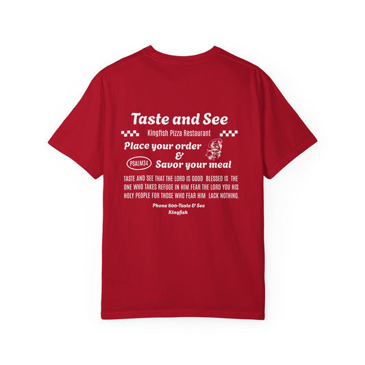 Christian Streetwear  - Taste & See Unisex-Dyed T-Shirt