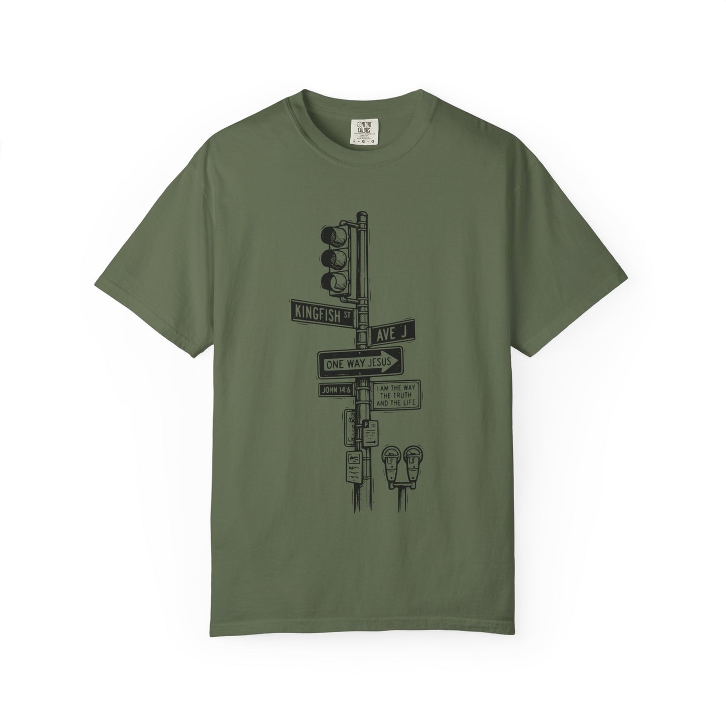 Kingfish Traffic Light Design Unisex - Jesus is the way!