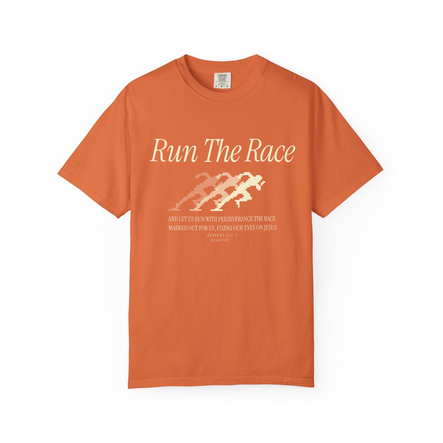 Christian Streetwear "Run the Race" Unisex-Dyed T-Shirt