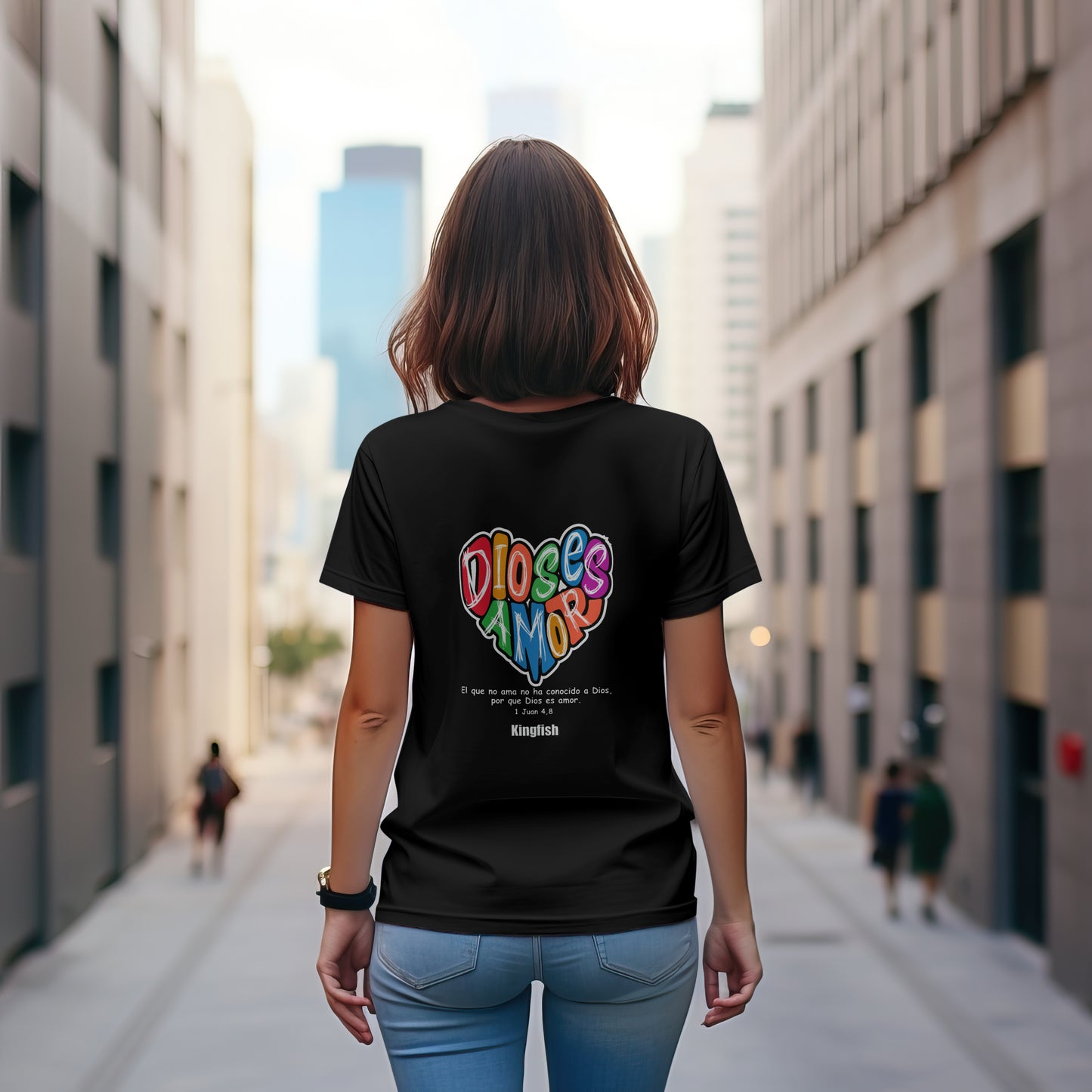 Christian Streetwear Unisex T-shirt - "Dios es amor" - "God is love"