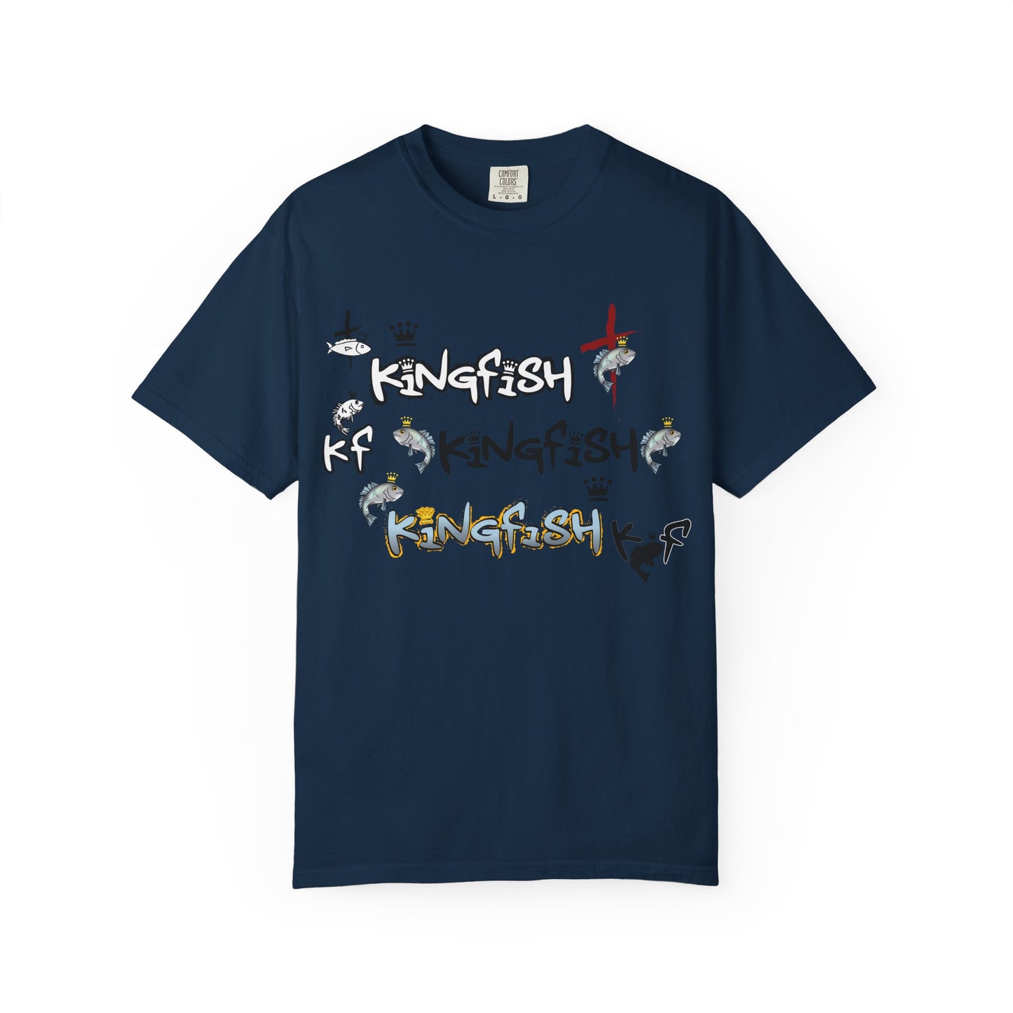 Kingfish Retro Graphic T-Shirt — Street Art Logo Tee