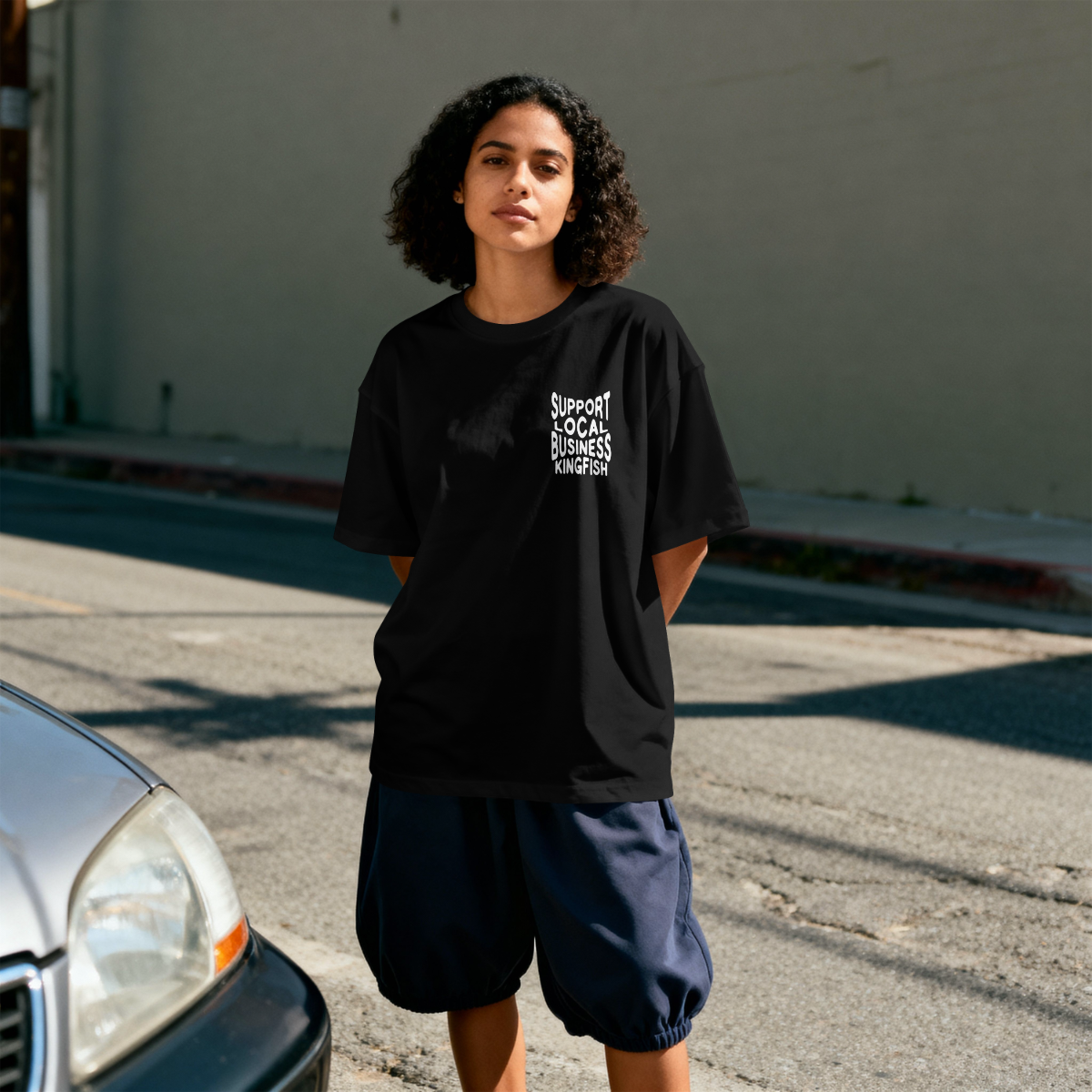 "Support Local Business Kingfish" Graphic Tee - Unisex