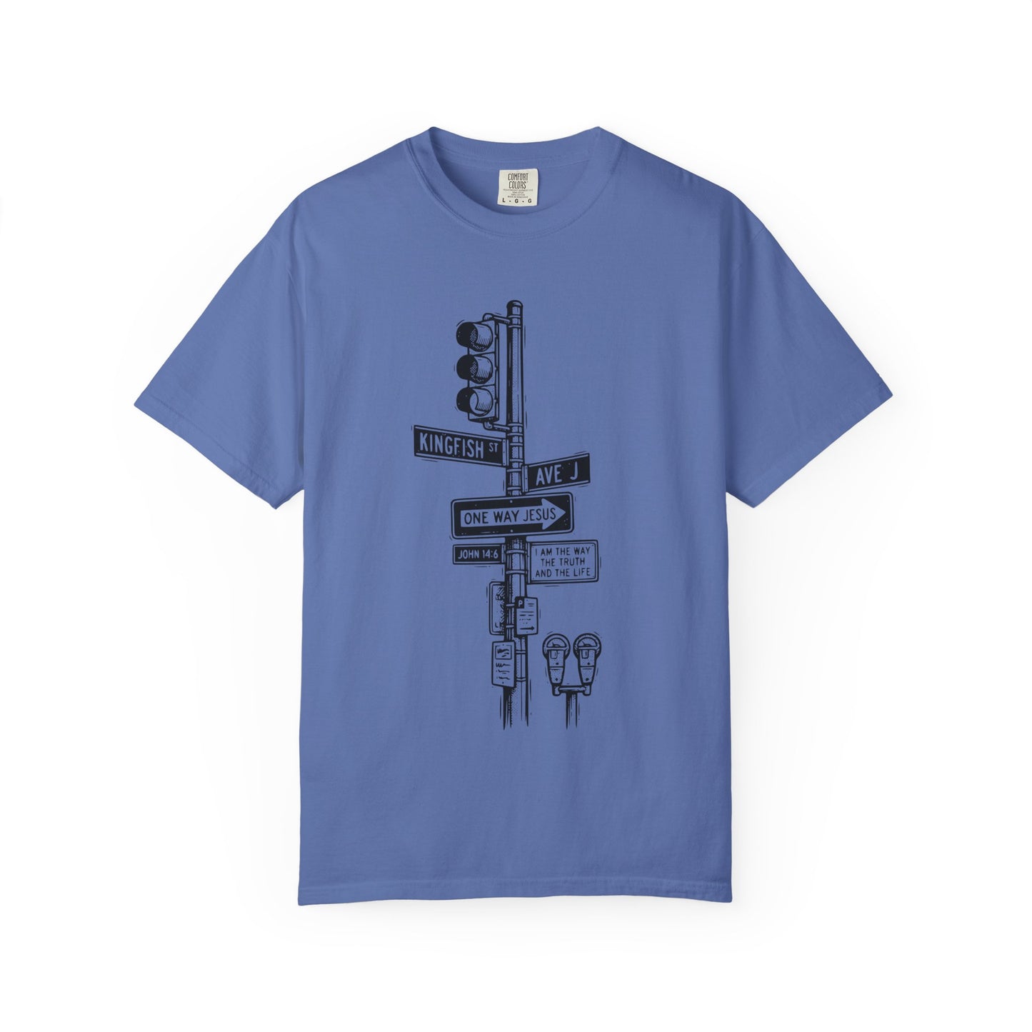 Kingfish Traffic Light Design Unisex - Jesus is the way!