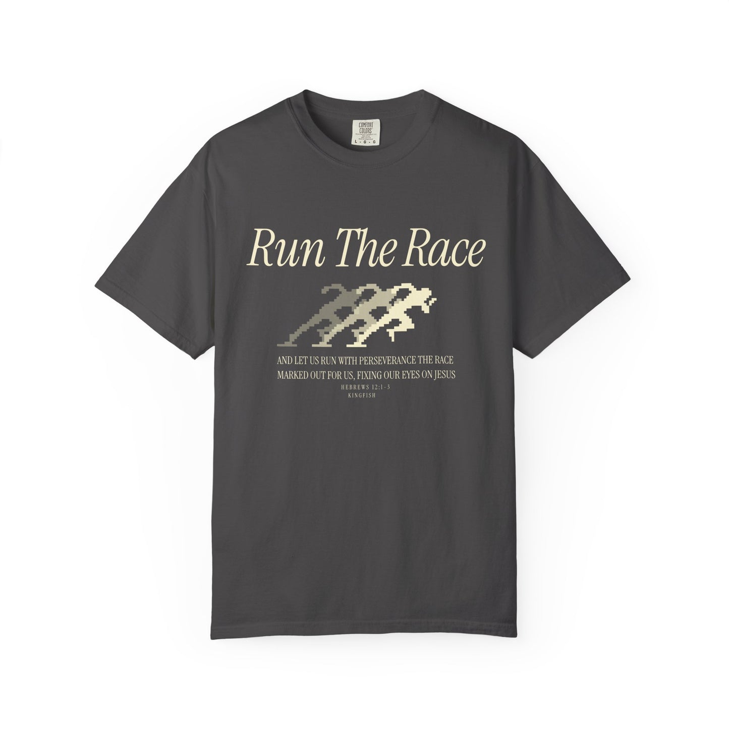 Christian Streetwear "Run the Race" Unisex-Dyed T-Shirt