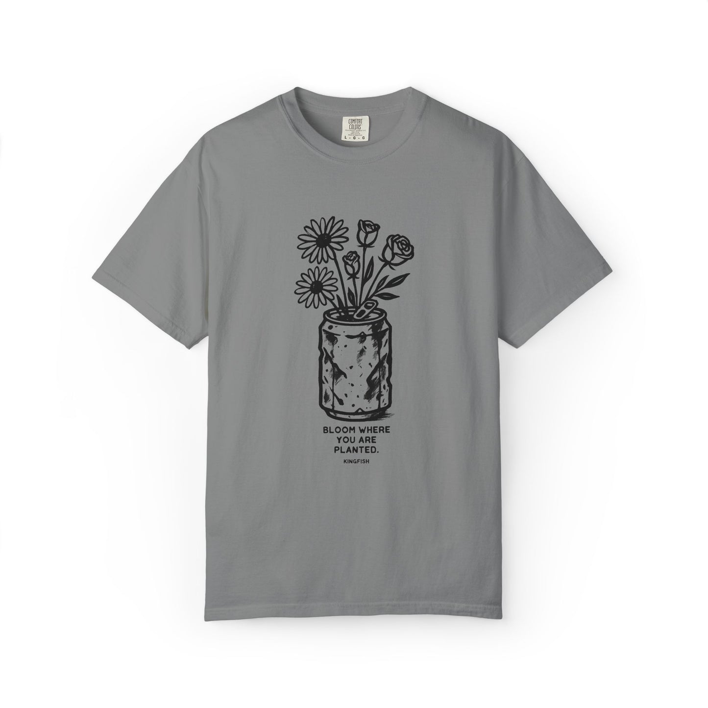 Christian Streetwear "Bloom Where You Are Planted" Unisex-Dyed-T-Shirt