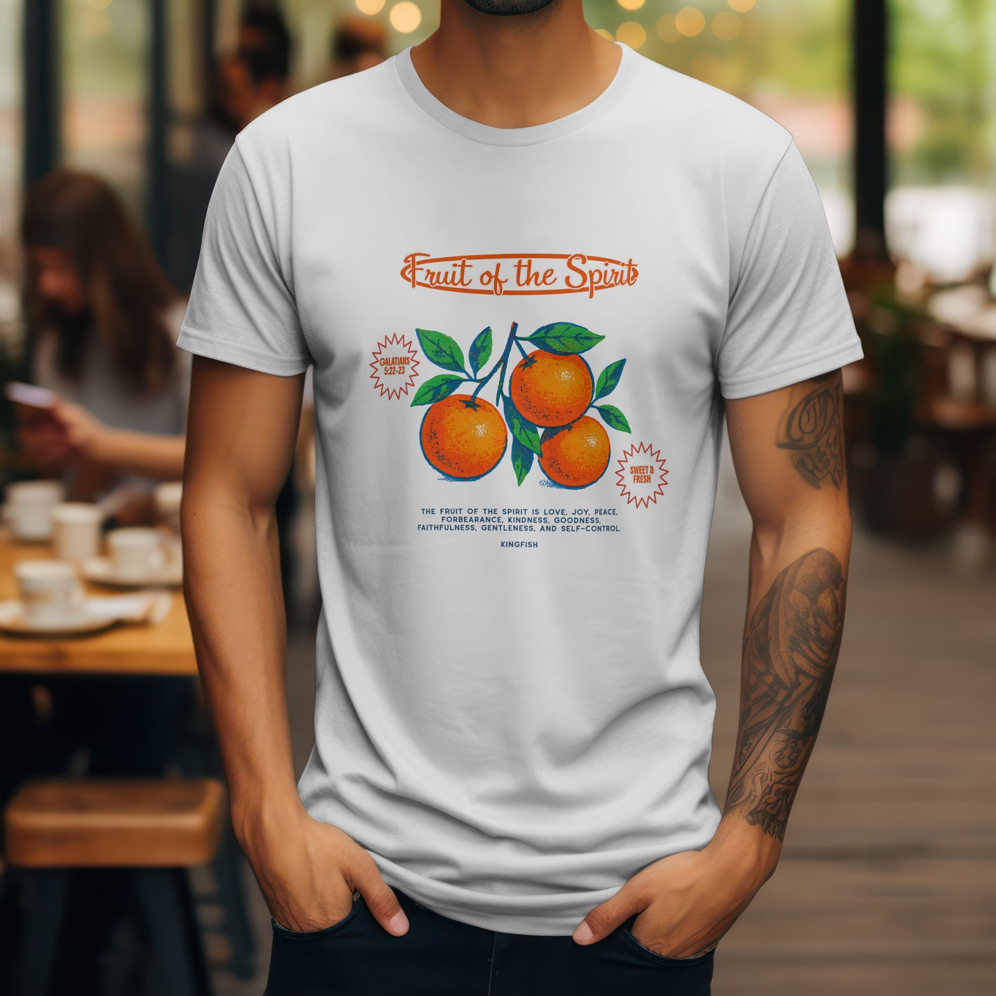 Christian Streetwear T-shirt - Fruit of the Spirit Design - Unisex