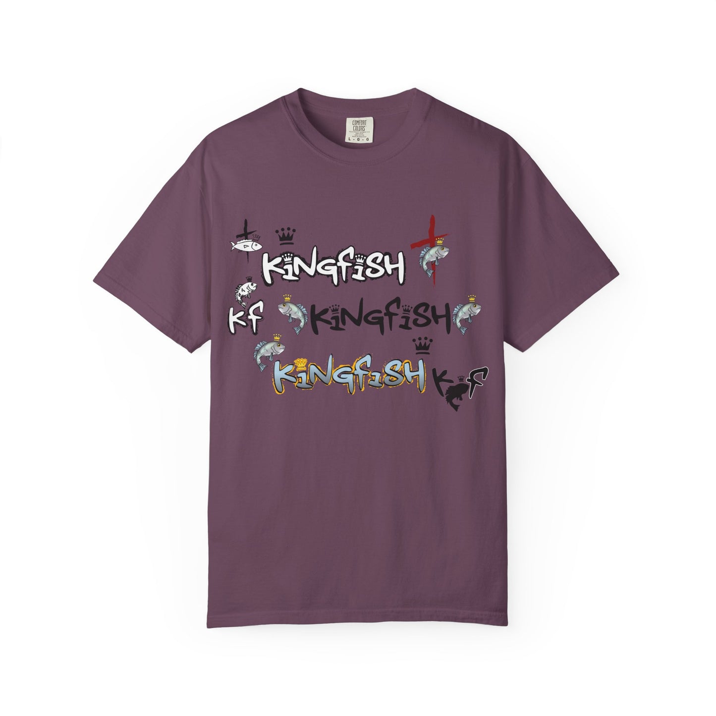 Kingfish Retro Graphic T-Shirt — Street Art Logo Tee