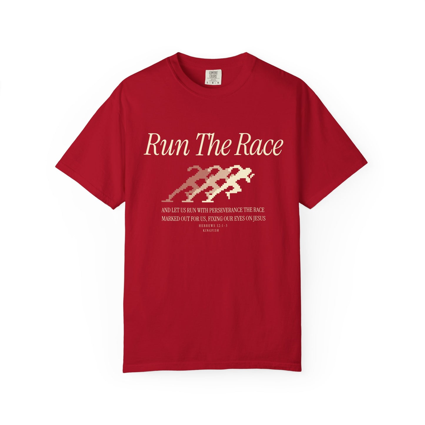 Christian Streetwear "Run the Race" Unisex-Dyed T-Shirt