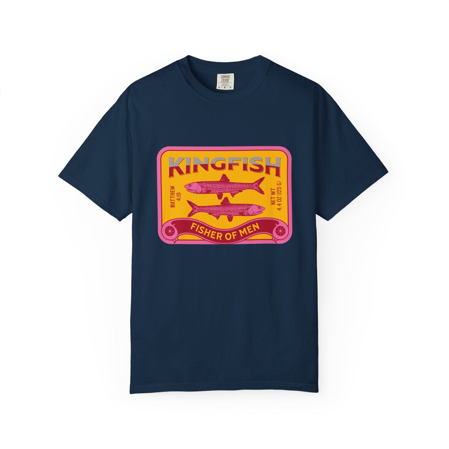 Kingfish "Fisher of Men" Christian Graphic T-Shirt