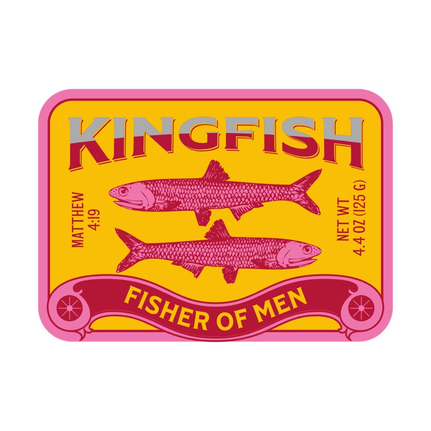 Kingfish "Fisher of Men" Christian Graphic T-Shirt
