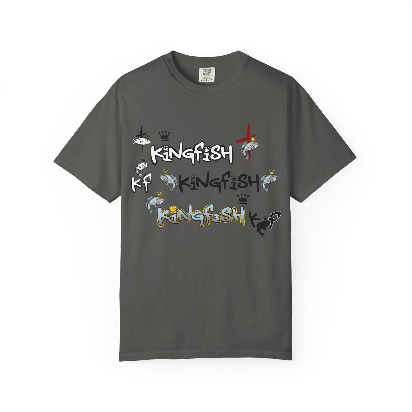 Kingfish Retro Graphic T-Shirt — Street Art Logo Tee