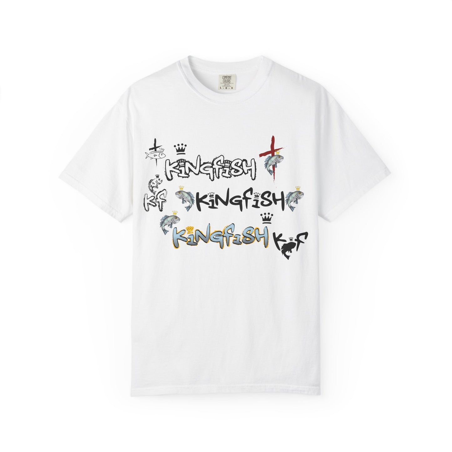Kingfish Retro Graphic T-Shirt — Street Art Logo Tee