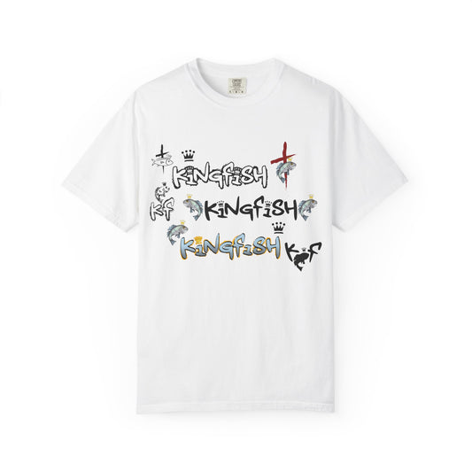 Kingfish Retro Graphic T-Shirt — Street Art Logo Tee