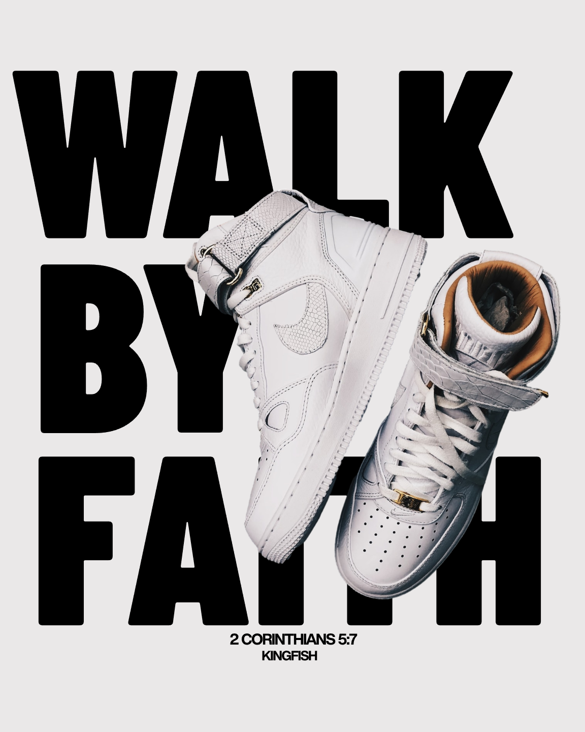 Christian Streetwear T-Shirt Unisex - Walk By Faith