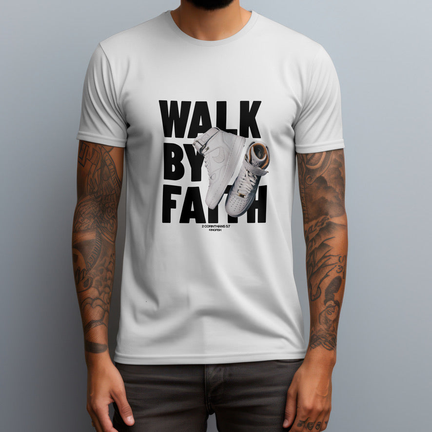 Christian Streetwear T-Shirt Unisex - Walk By Faith